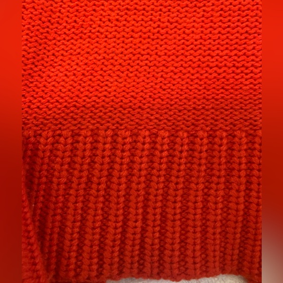 Stephanie Rogers Chunky Buttoned Red Cardigan Knit Sweater Womens Size Medium - Picture 5 of 7